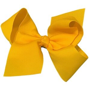 Yellow Grosgrain Custom Hair Bow